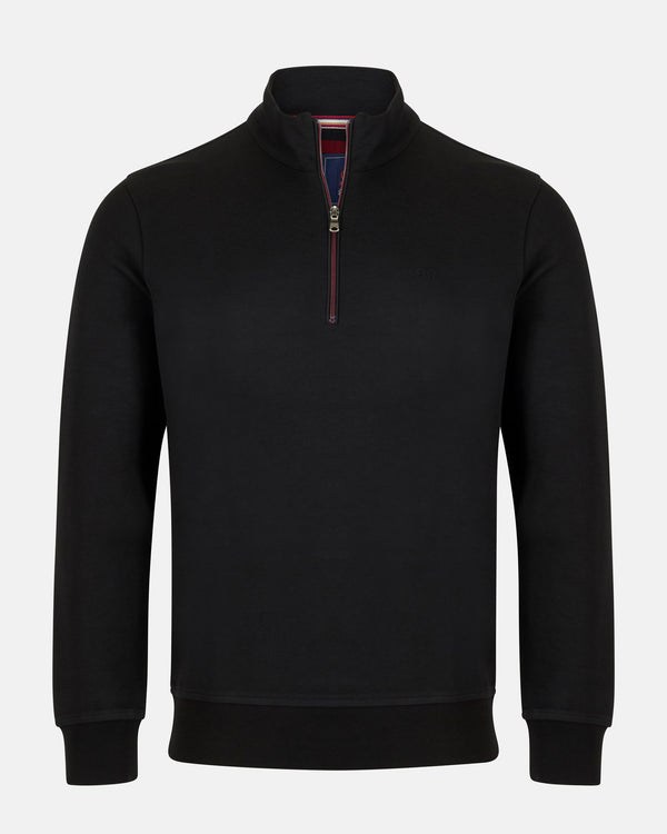 Canada 1/4 Zip Sweatshirt Black