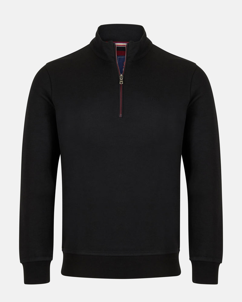 Canada 1/4 Zip Sweatshirt Black