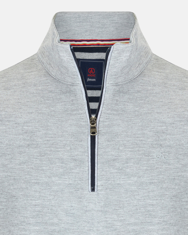 Canada 1/4 Zip Sweatshirt Silver