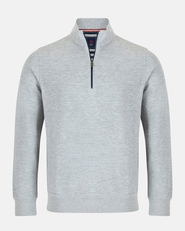 Canada 1/4 Zip Sweatshirt Silver