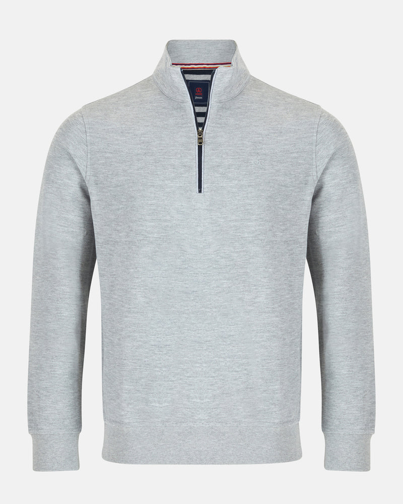 Canada 1/4 Zip Sweatshirt Silver