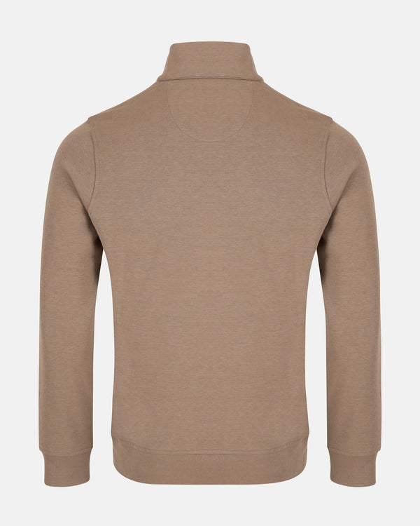 Canada 1/4 Zip Sweatshirt Tan