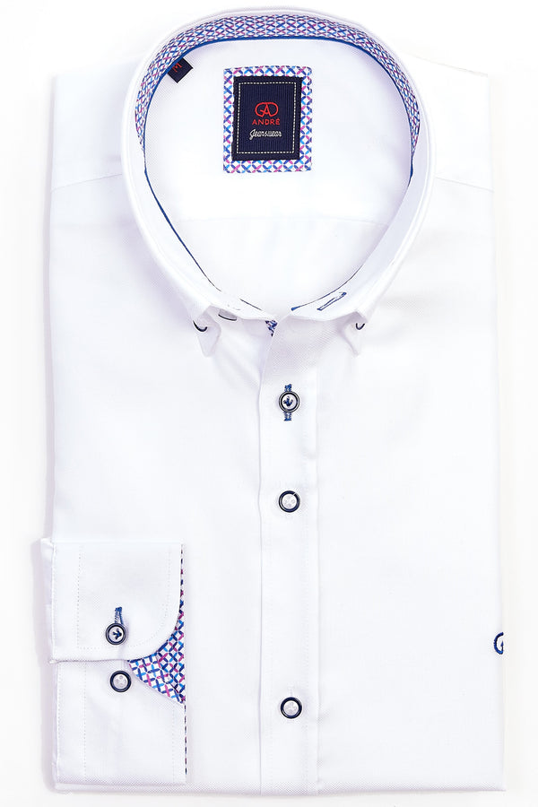 Oslo White - Long Sleeve