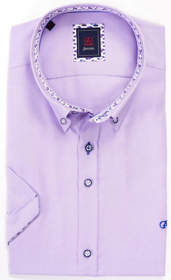 Short Sleeve Baggot Lilac