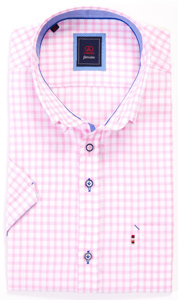 Short Sleeve Lombard Pink